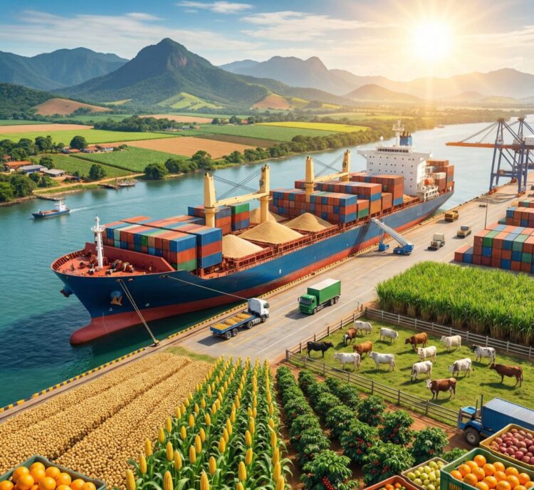 destaques das exportações do Brasil em 2025